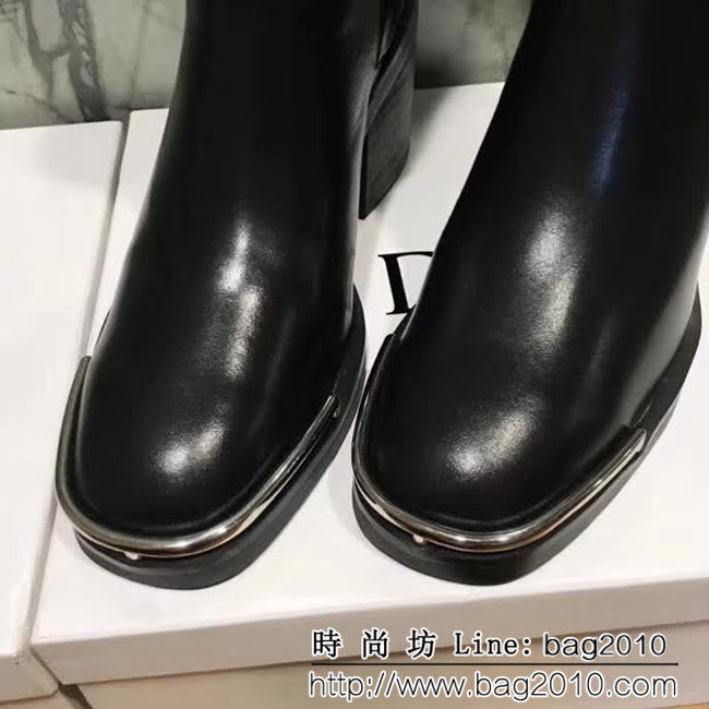 CHANEL香奈兒 2018亞力山大王 最新款 舒適百搭女靴 牛皮+彈力U QZS2360